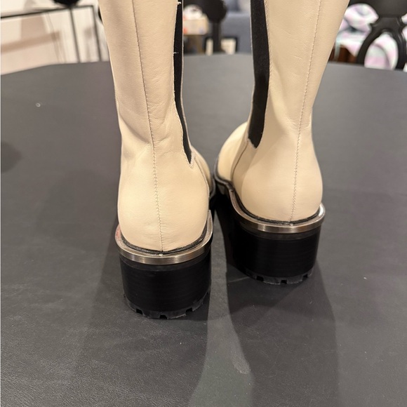 Vince Camuto Off-White Ankle Booties - Picture 2 of 3